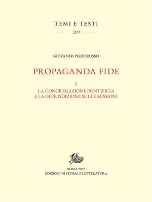 cover image of Propaganda fide